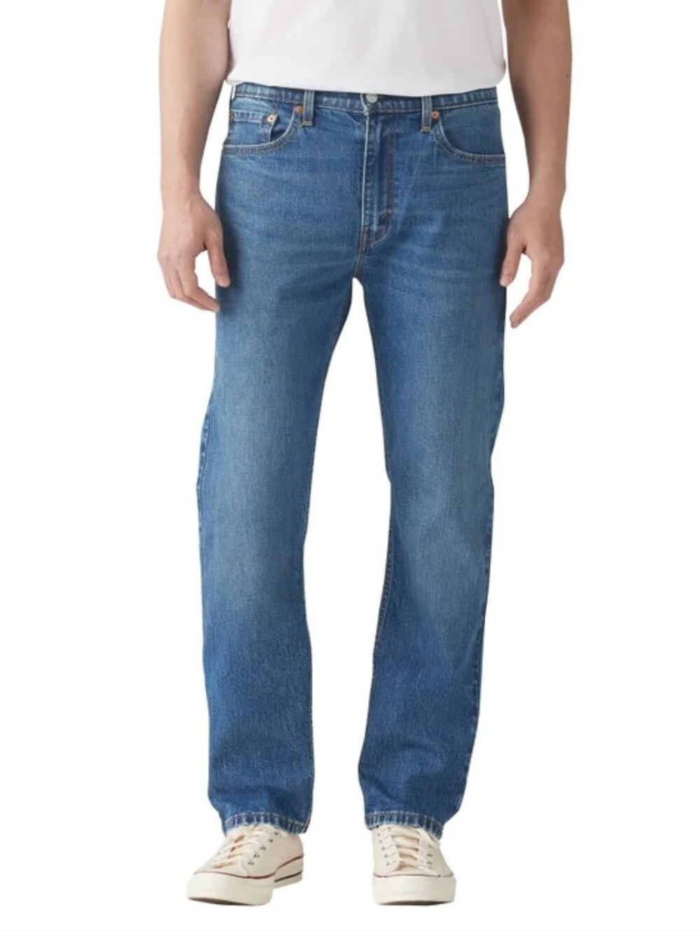 Levi's Men's Straight Leg Jeans in Medium Blue